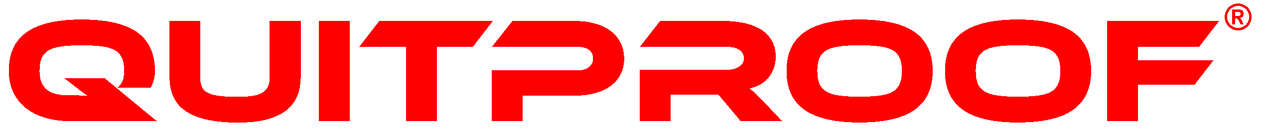 Quitproof Red Logo